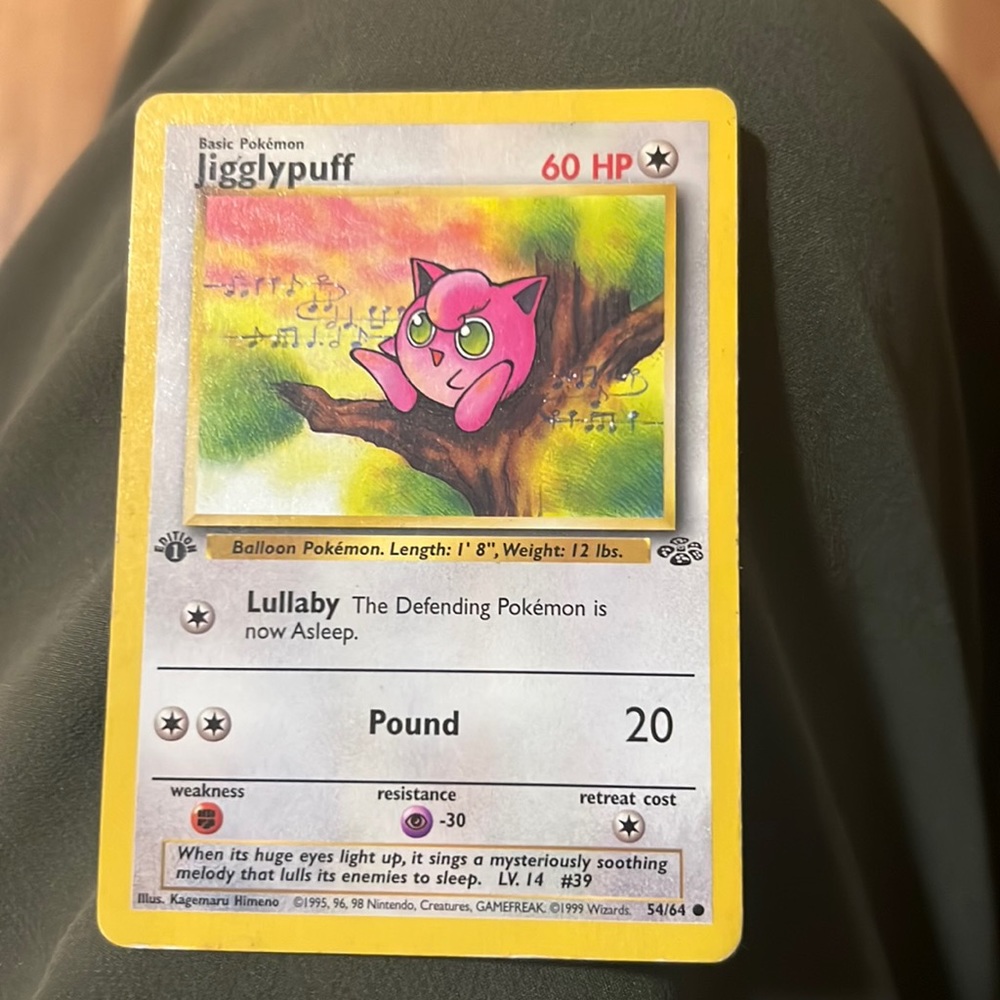 Jigglypuff 1st edition